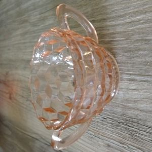 Depression Glass Sugar Bowl